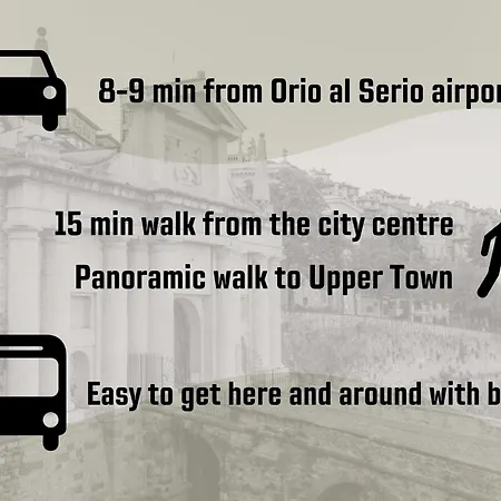 Daire Zina - - 10 Min From Centre And Airport Bergamo